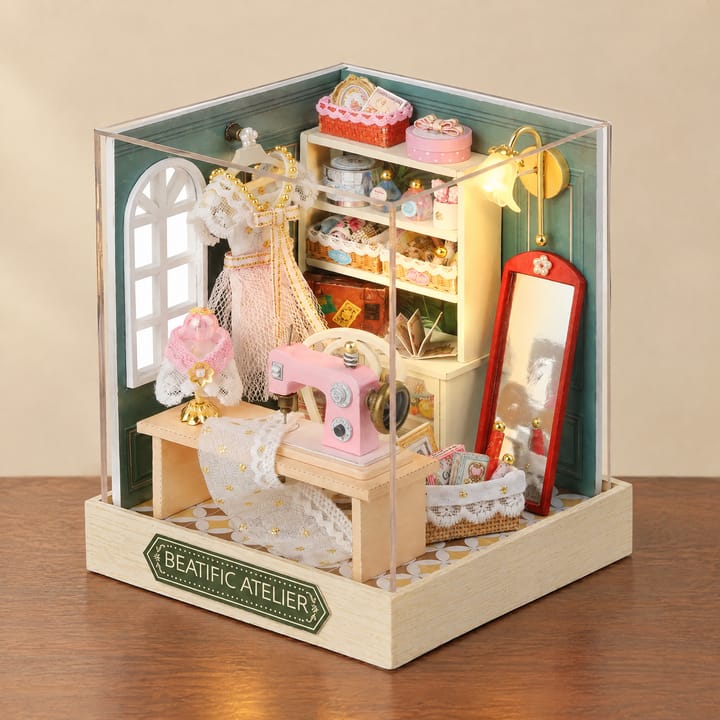 The Glow Room Miniature House Kit, Beautic Atelier