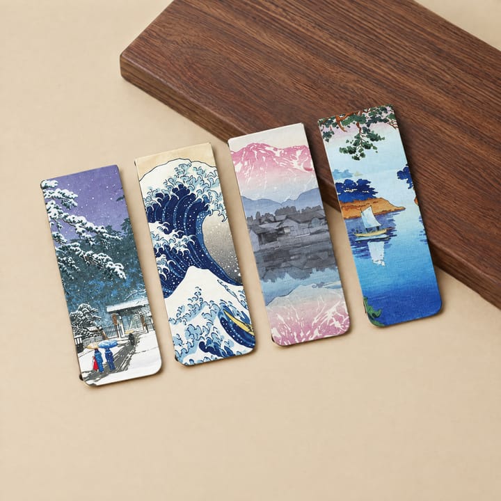 The Painted Page Magnetic Bookmarks, Ukiyo-e