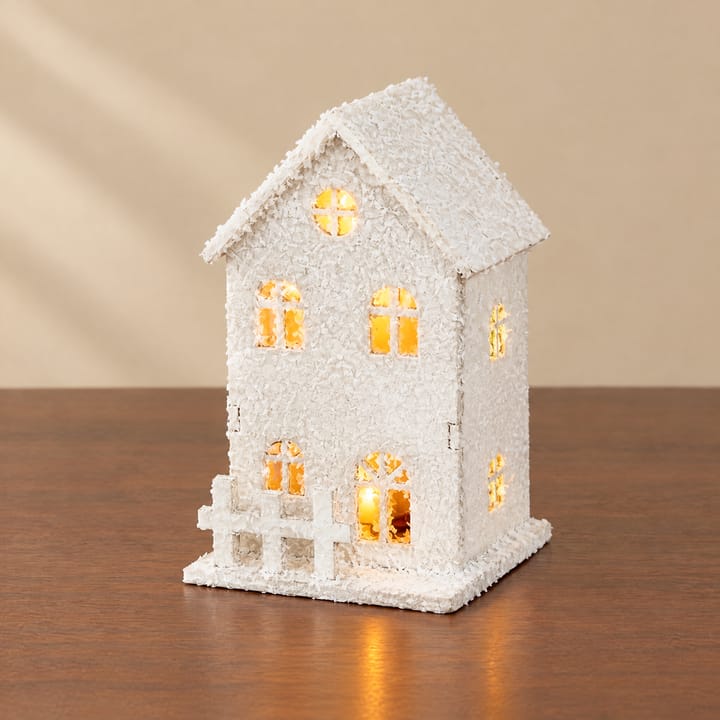 The Glowing Wooden Christmas House, Two-story house