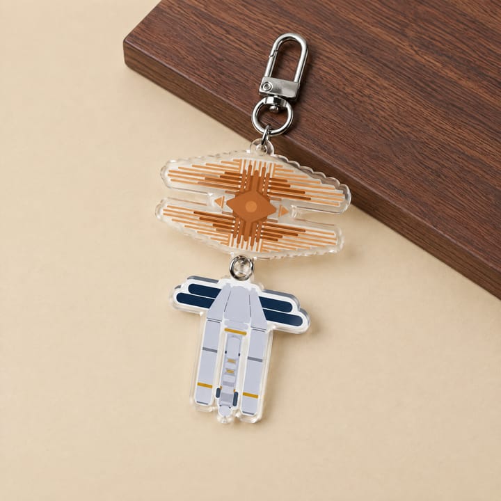 The Bookish Charm Acrylic Keychain