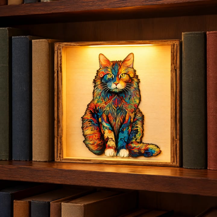 The Cat's Afternoon Wooden Puzzle