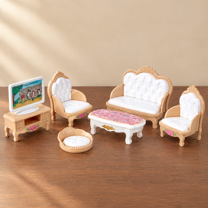 The Miniature Room Set, Brown living room