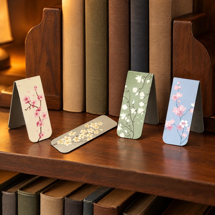 The Blossom Page Magnetic Bookmarks