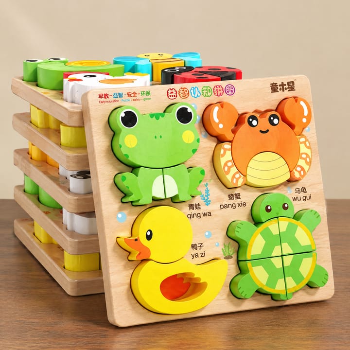 The Chunky Wooden Puzzle Board