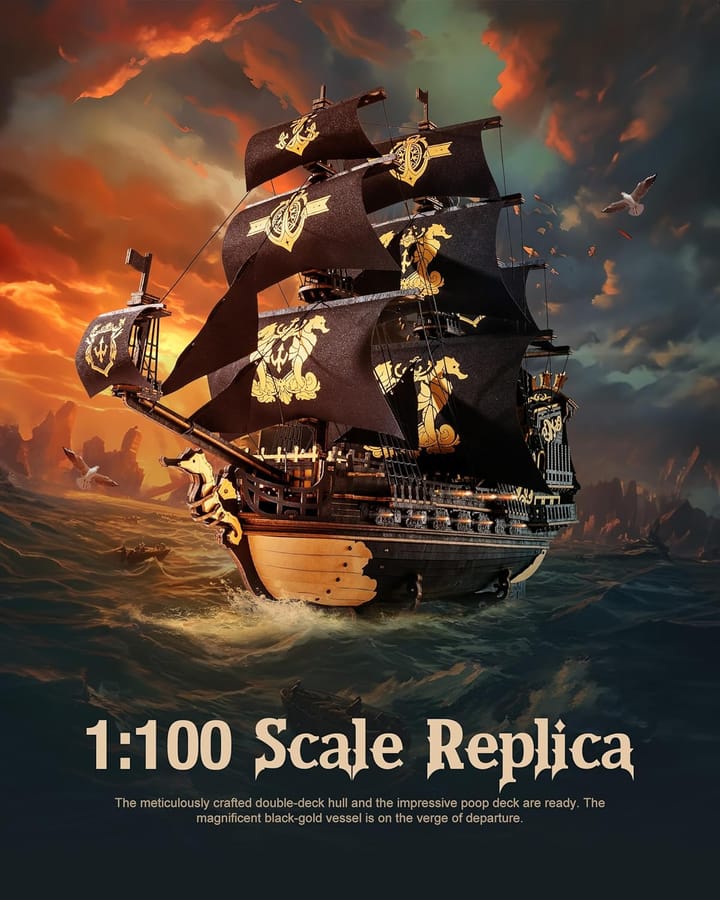 Seahorse Barque Ship Model Kit