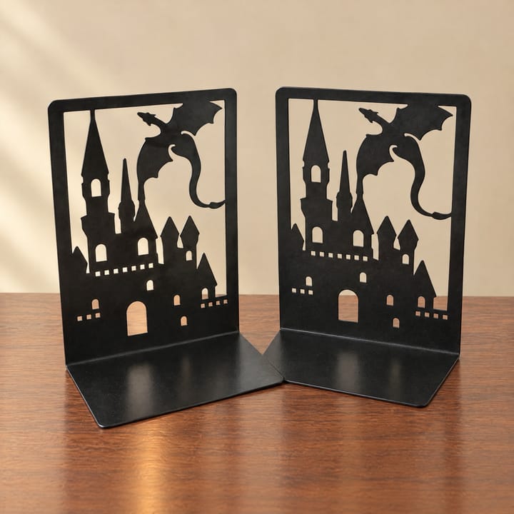 The Dragon Castle Bookends