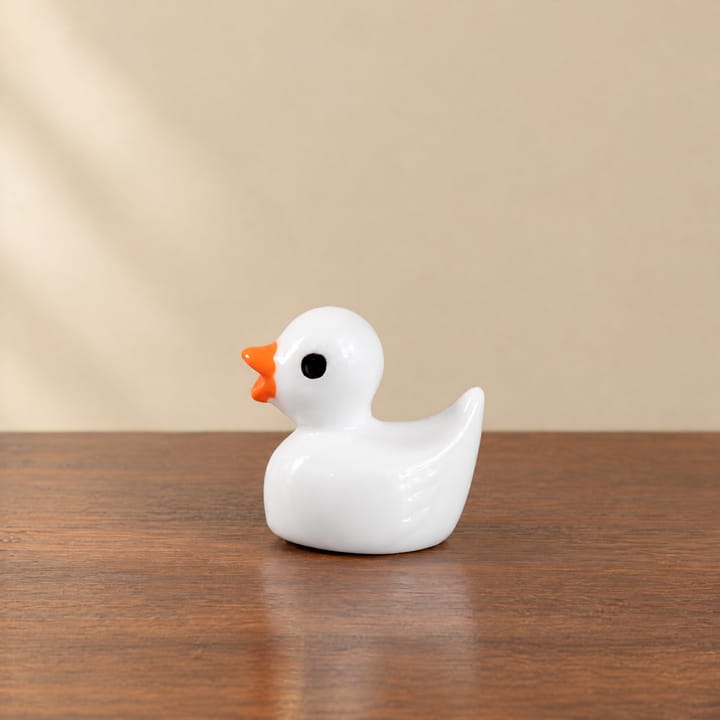Tiny Resin Duck Figures, White