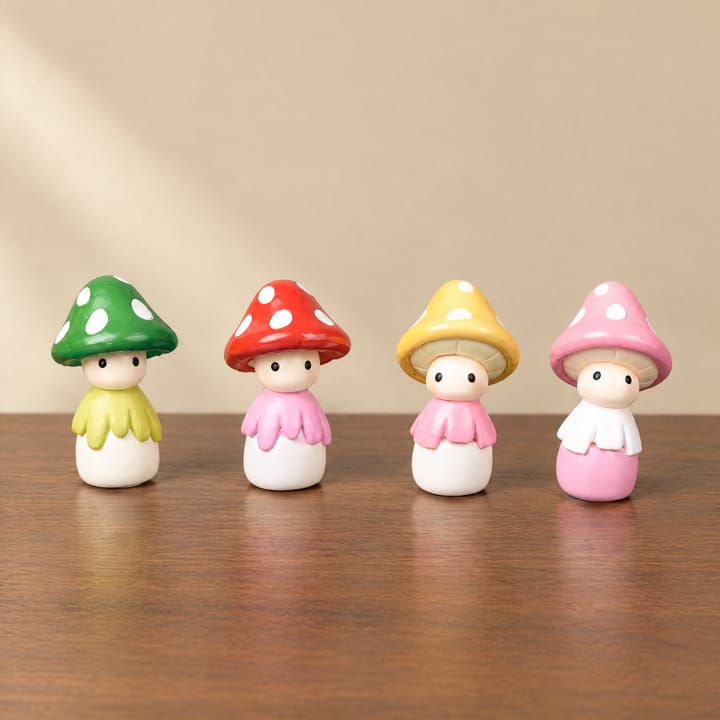The Mushroom Garden Figurine Set