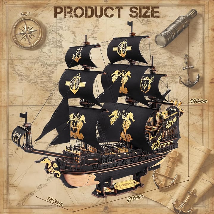 Seahorse Barque Ship Model Kit