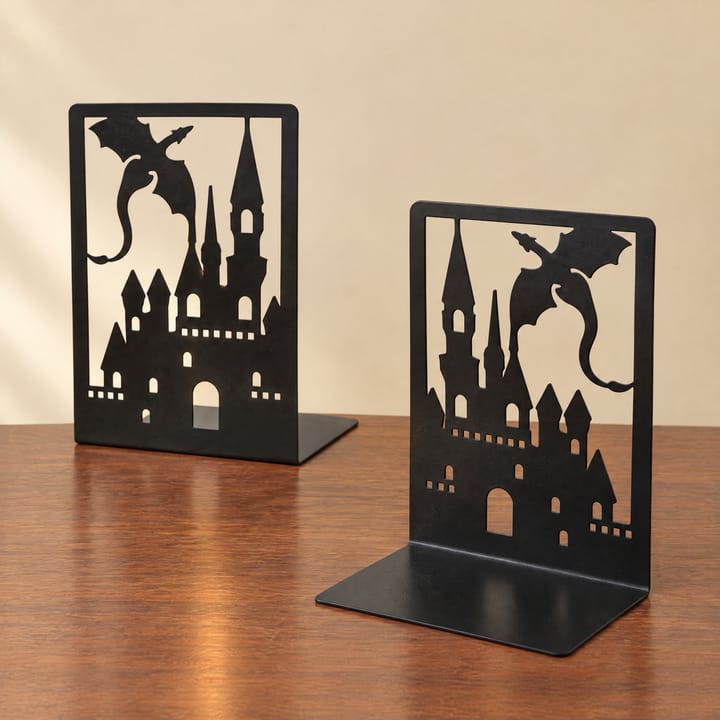 The Dragon Castle Bookends