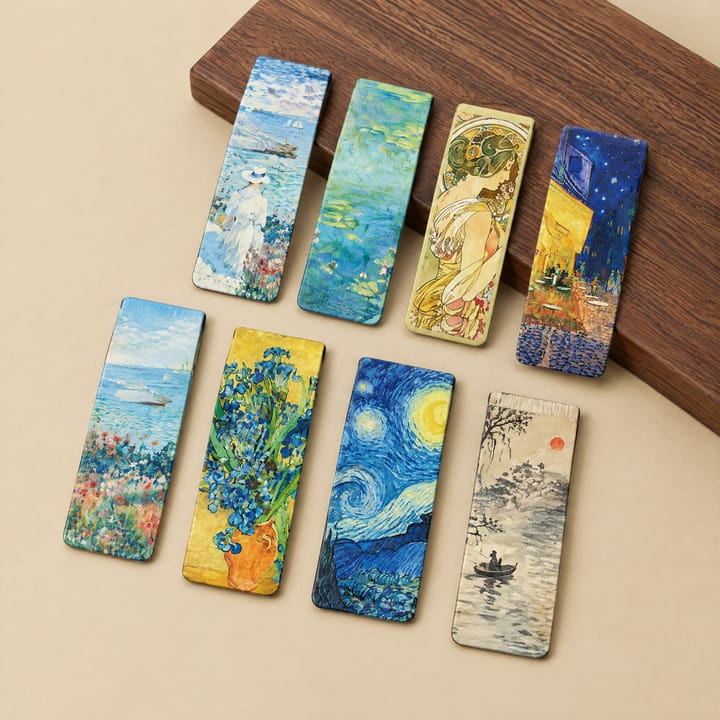 The Painted Page Magnetic Bookmarks