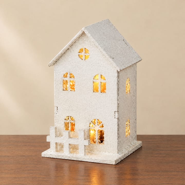 The Glowing Christmas Village House