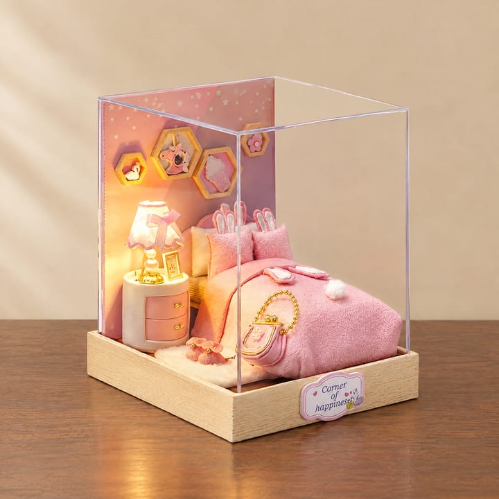 The Miniature House Kit, Corner of happiness bedroom