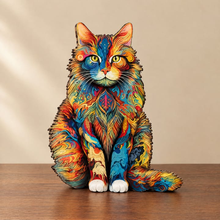 The Cat's Afternoon Wooden Puzzle, Small