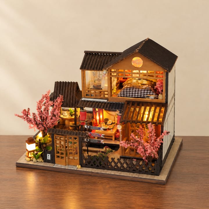 The Hearthlight Cottage Dollhouse Kit