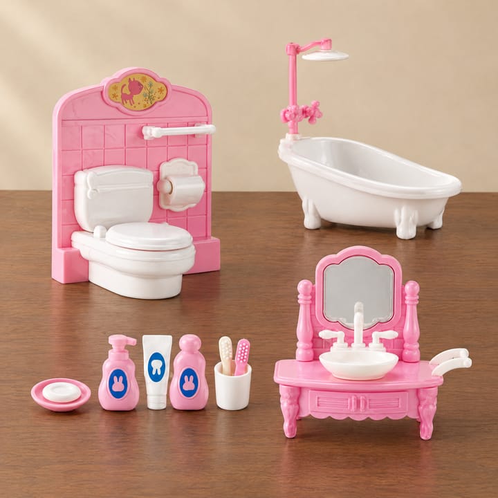 The Miniature Room Furniture Set, Bathroom
