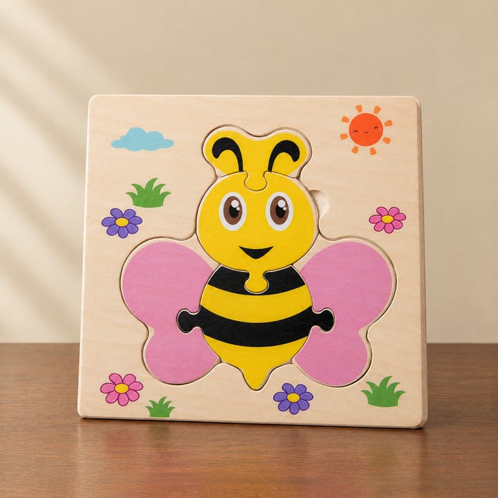 The Wooden Animal Puzzle Set, Bee