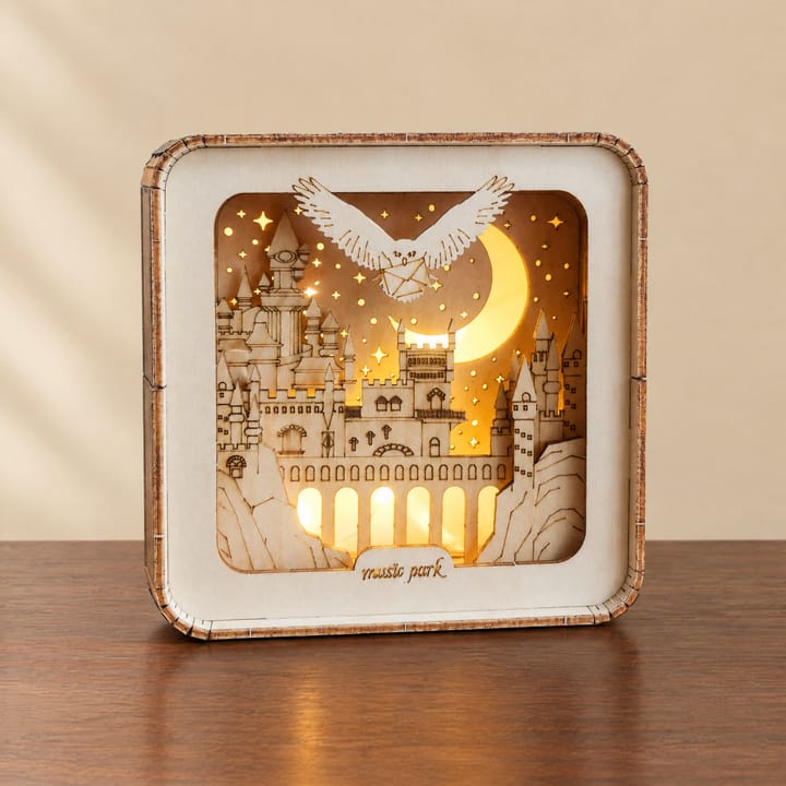 The Glowing Wooden Puzzle Night Light