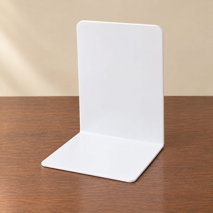 The Corner Shelf Bookend, White