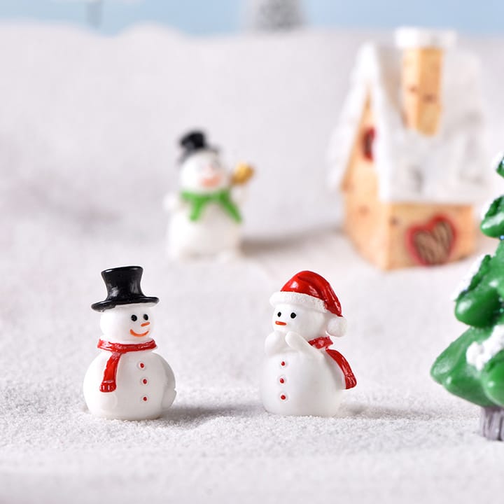 Folk Art Christmas Village Figurines