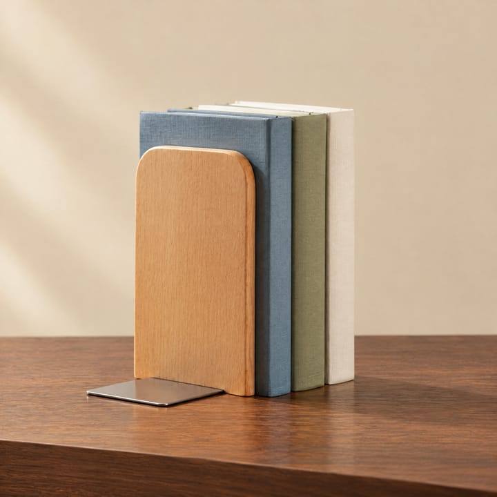 The Wooden Bookend Pair