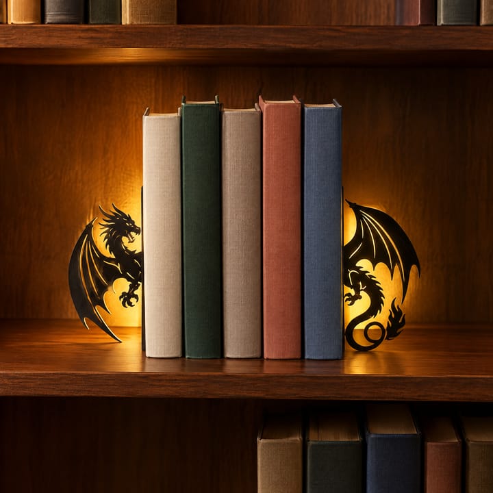 The Dragon's Perch Bookends