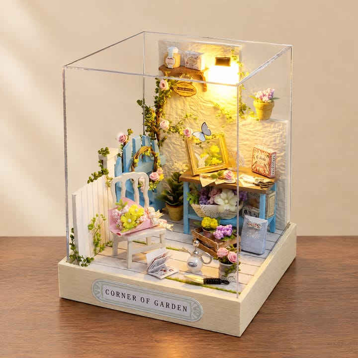 The Miniature House Kit, Corner of garden