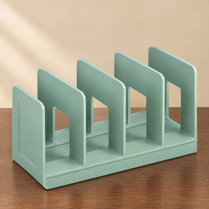 The Five Slot Desk Bookend Rack