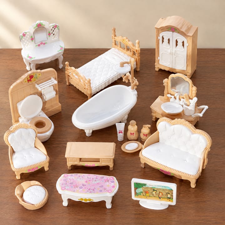 The Miniature Room Set, Brown furniture set