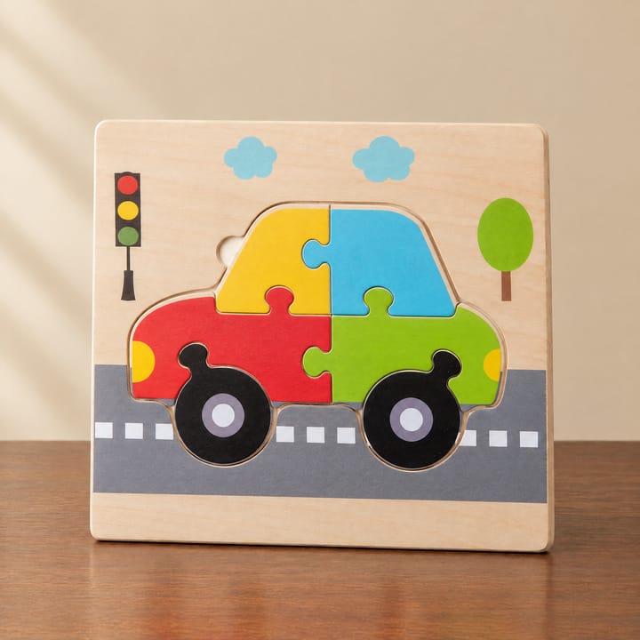 The Wooden Animal Puzzle Set, Car