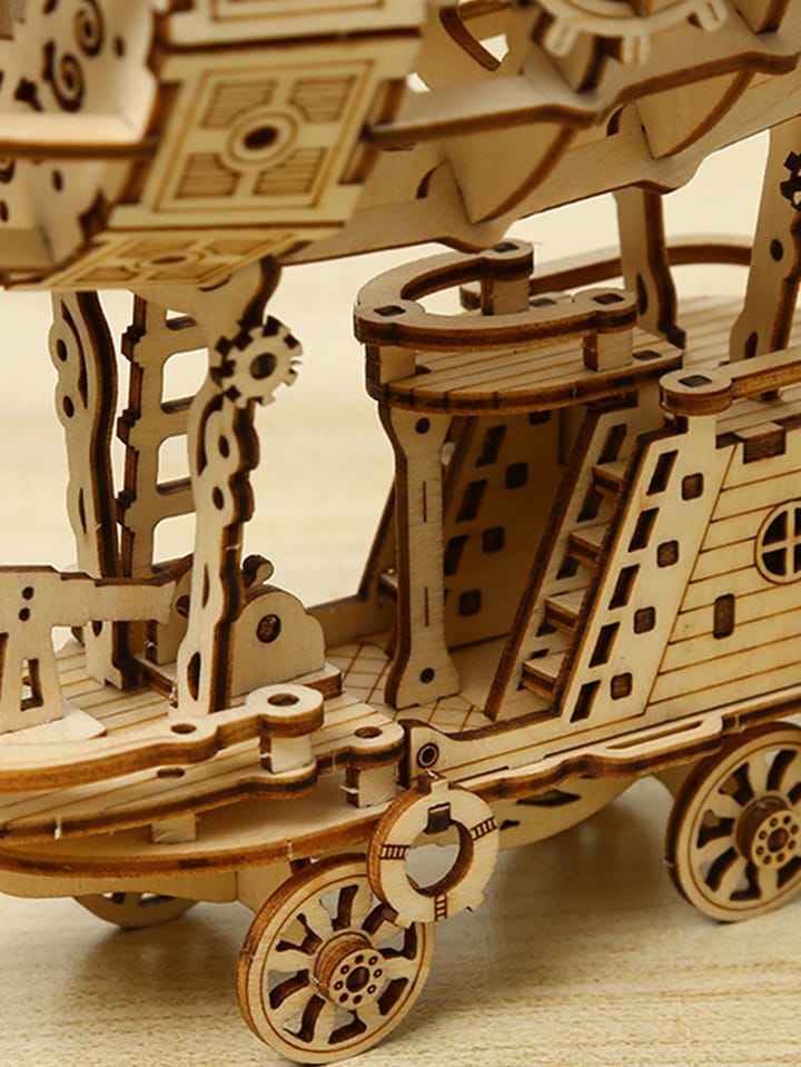 The Skyward Airship Wooden Puzzle