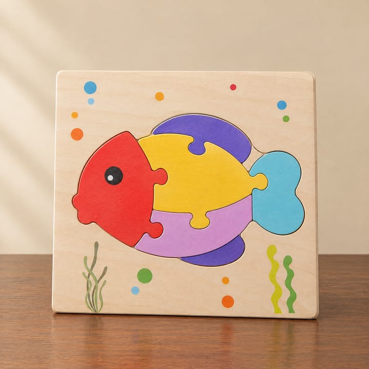The Wooden Animal Puzzle Set