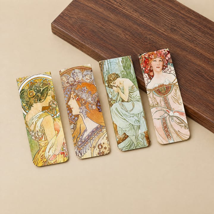 The Painted Page Magnetic Bookmarks, Mucha's Song