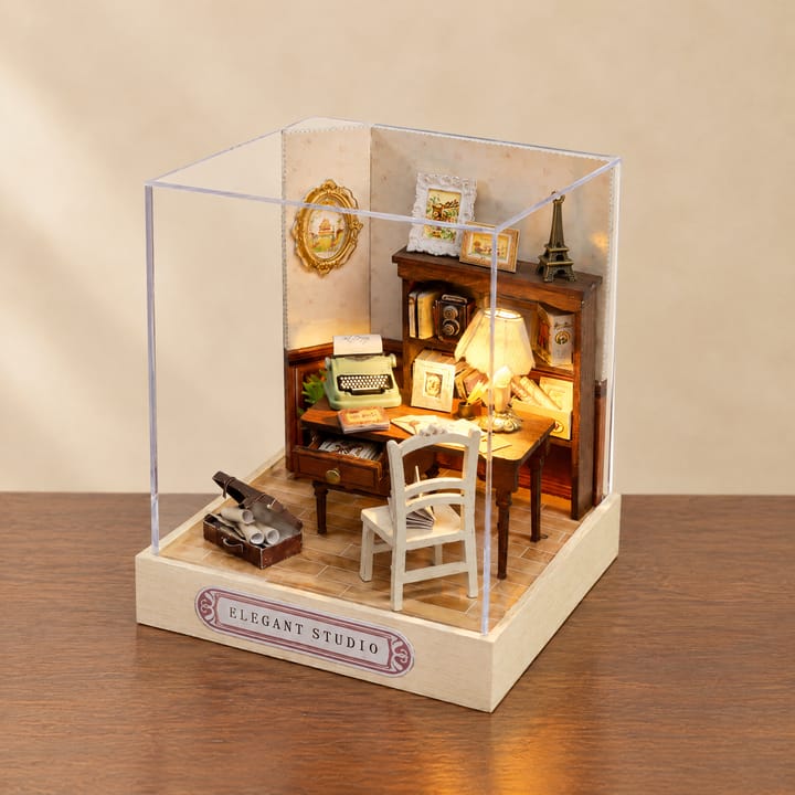 The Glow Room Miniature Kit, Elegant study
