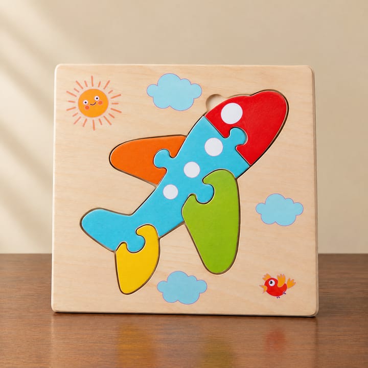 The Wooden Animal Puzzle Set, Airplane