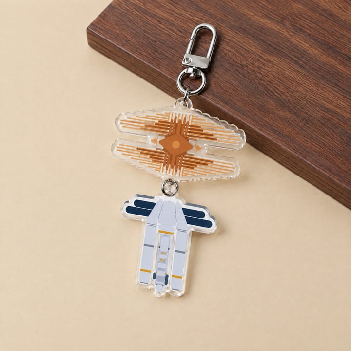 The Bookish Charm Acrylic Keychain