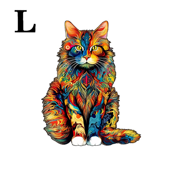 The Cat's Afternoon Wooden Puzzle, Large