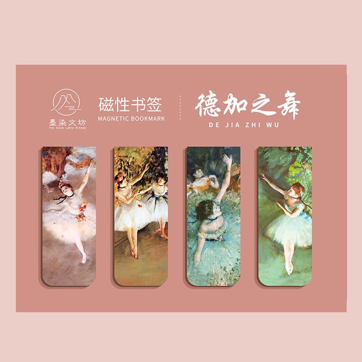 The Painted Page Magnetic Bookmarks, Degas' Dance