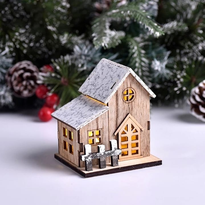 The Wooden Christmas Village House Kit