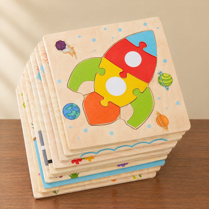 The Wooden Animal Puzzle Set