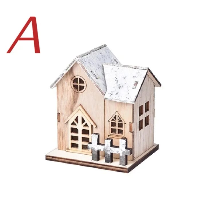 The Christmas Village Cottage Kit, Twin-gable cottage