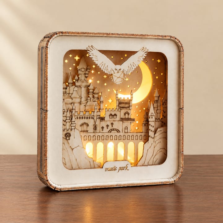 The Glowing Wooden Puzzle Night Light