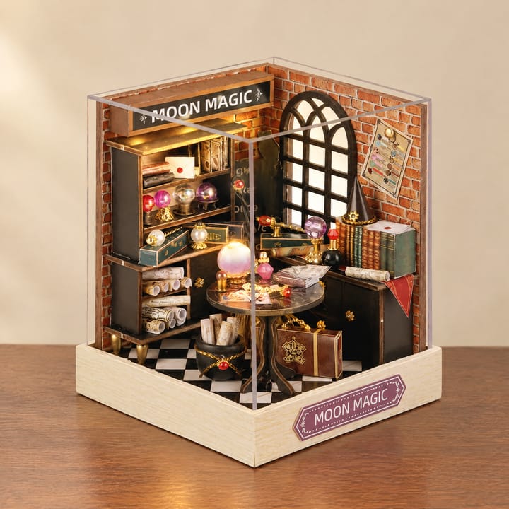 The Glow Room Miniature House Kit, Moon Magic