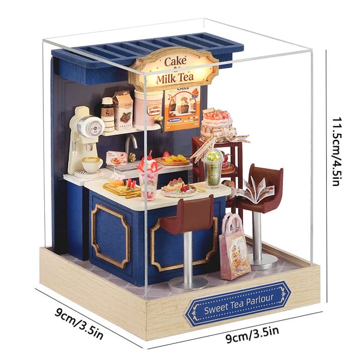 The Hearthlight Miniature House Kit, Pink Living Room
