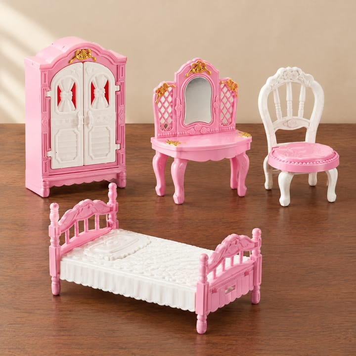 The Miniature Room Set, Pink bedroom