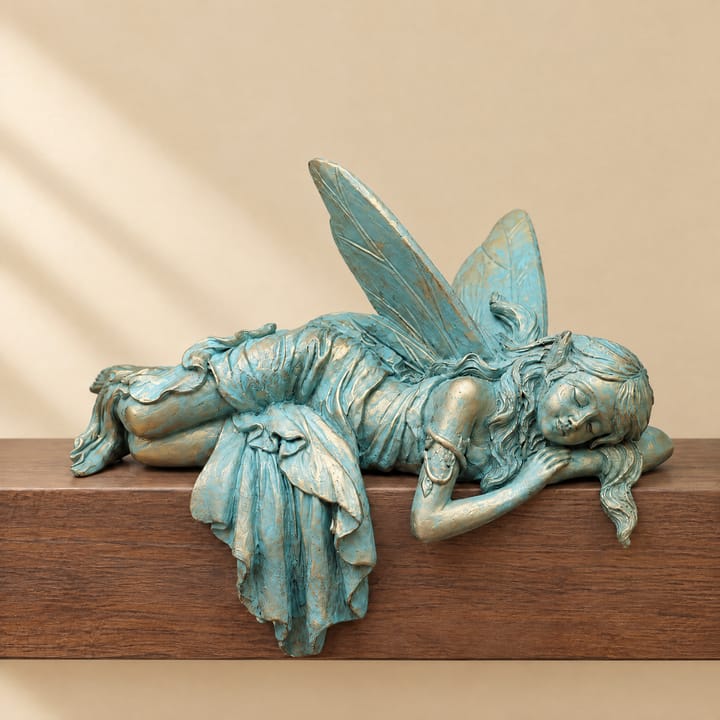 The Vintage Angel Garden Figurine, Multi-colored