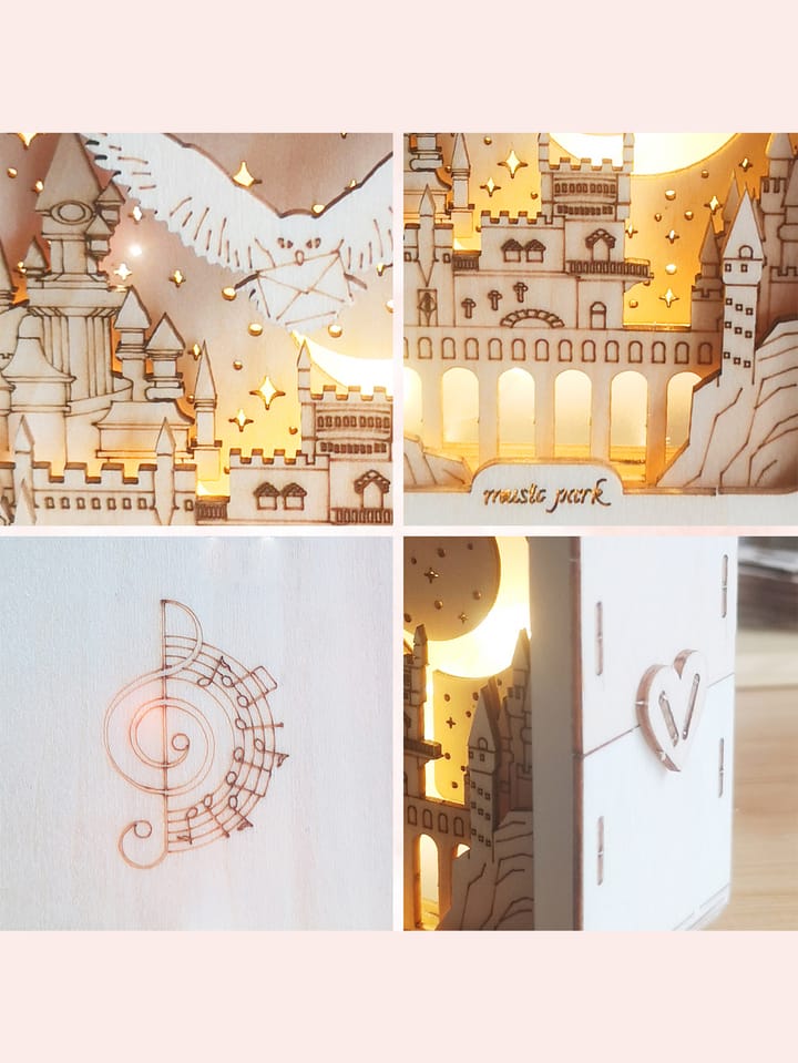 The Glowing Wooden Puzzle Night Light