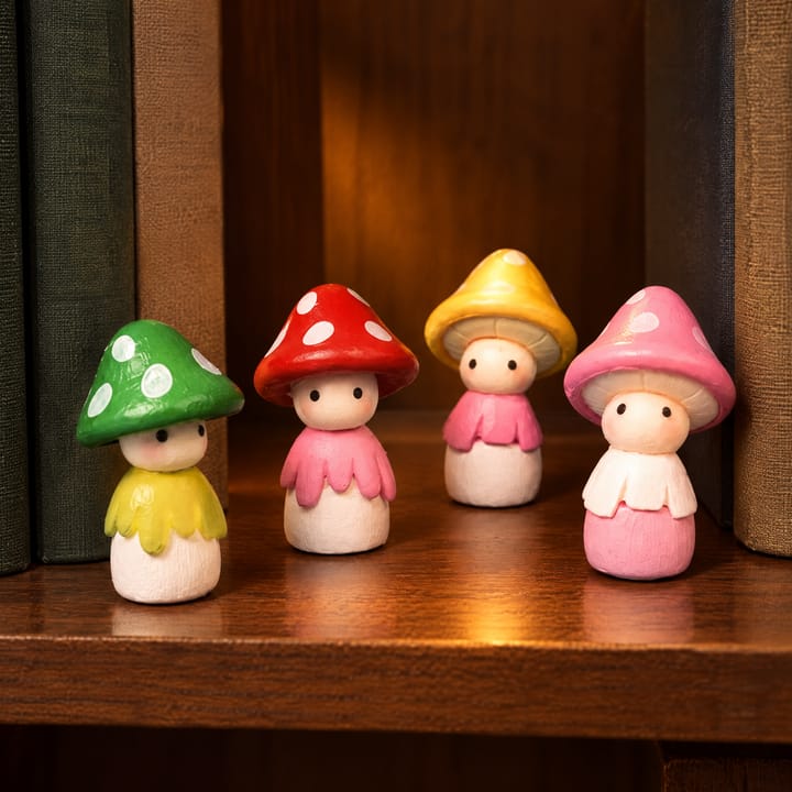 The Mushroom Garden Figurine Set
