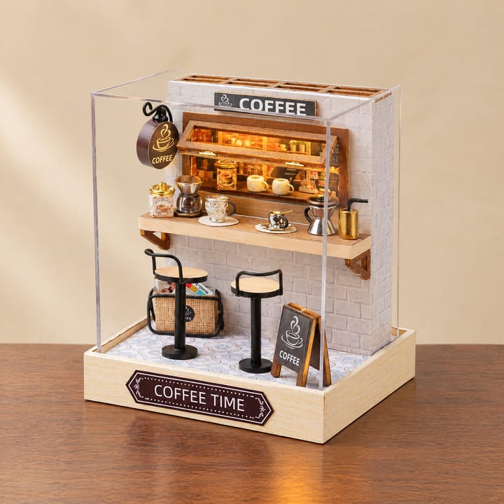 The Glow Room Miniature Kit, Coffee time cafe