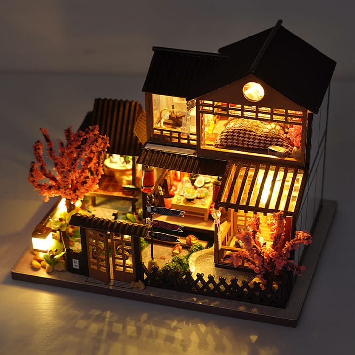 The Hearthlight Cottage Dollhouse Kit